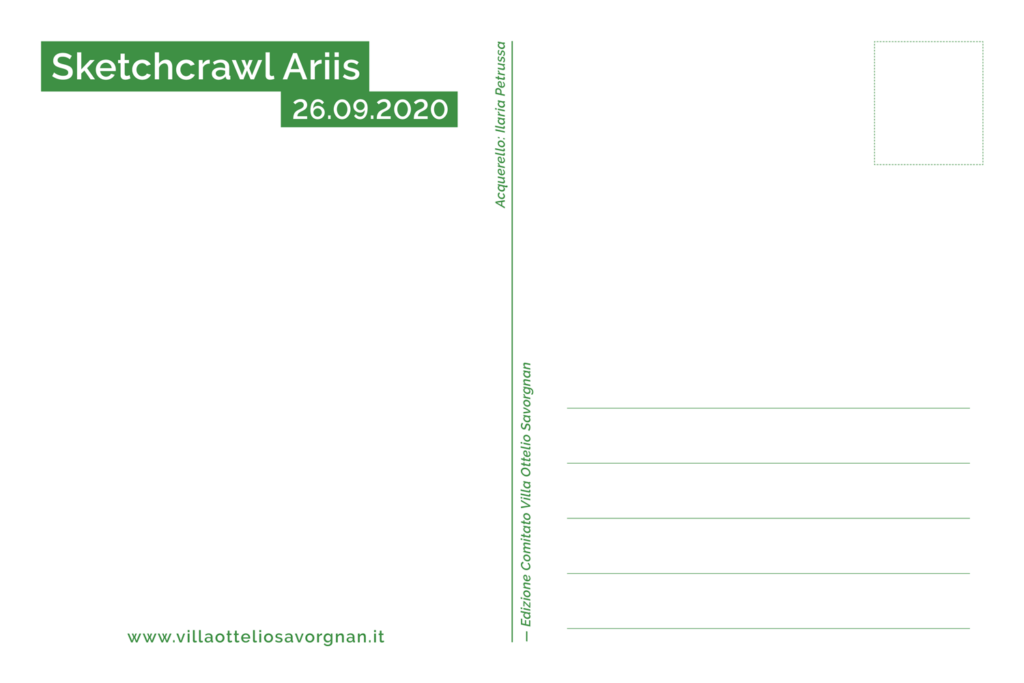 sketchcrawl ariis 2020 cartolina